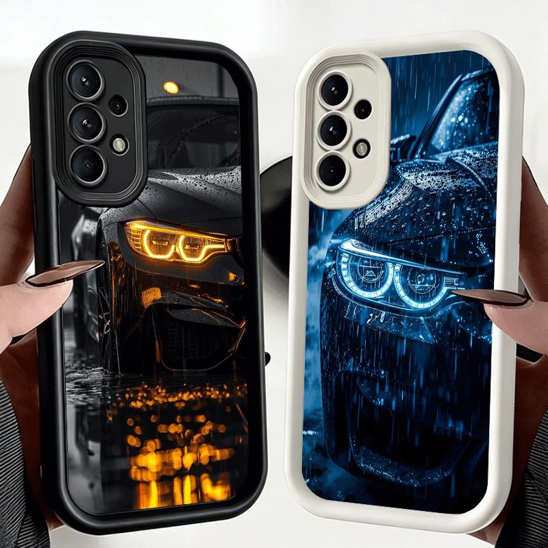 Handyhülle für Samsung Galaxy A17 A16 A15 A14 A13 Blau Rot Auto für B-Bmwes A56 A36 A26 A55 A35 A25 A54 A34 A24 A53 A33 A23 A07 A