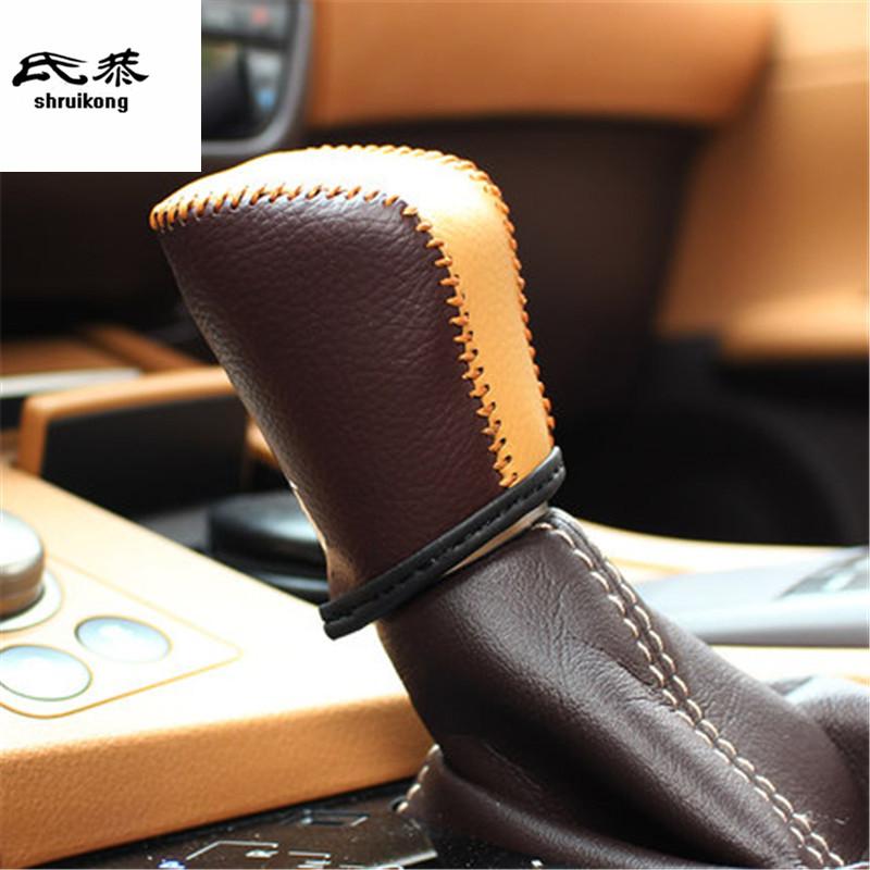

1PC For 2015-2018 Lexus ES NX RX 200 260 300 Car Accessories Genuine Leather Gear Lever Cover