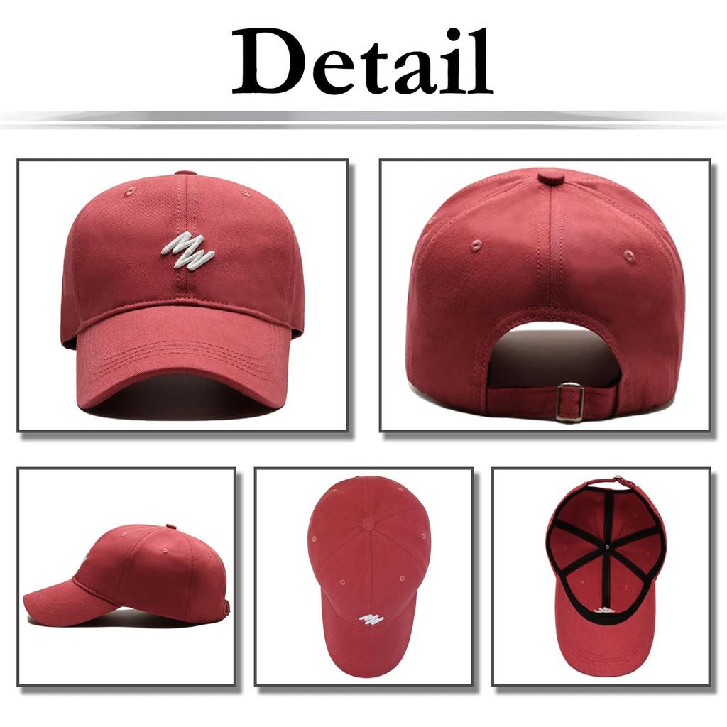 Baseball Logo Brim CA778 [White Fang] Hat, Cap, Embroidered, Cap, Stylish, Fashionable, Cool, Men's (Green)