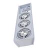 Cooling Fan for Slim Console 9 Blades 2 Speeds USB3.0 Game Console External Cooler Fan with 7 Color Light for Both Disc and Digital Editions