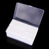 Transparent Rectangular Plastic Cotton Pad Storage Box