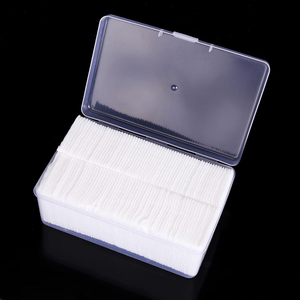 Transparent Rectangular Plastic Cotton Pad Storage Box