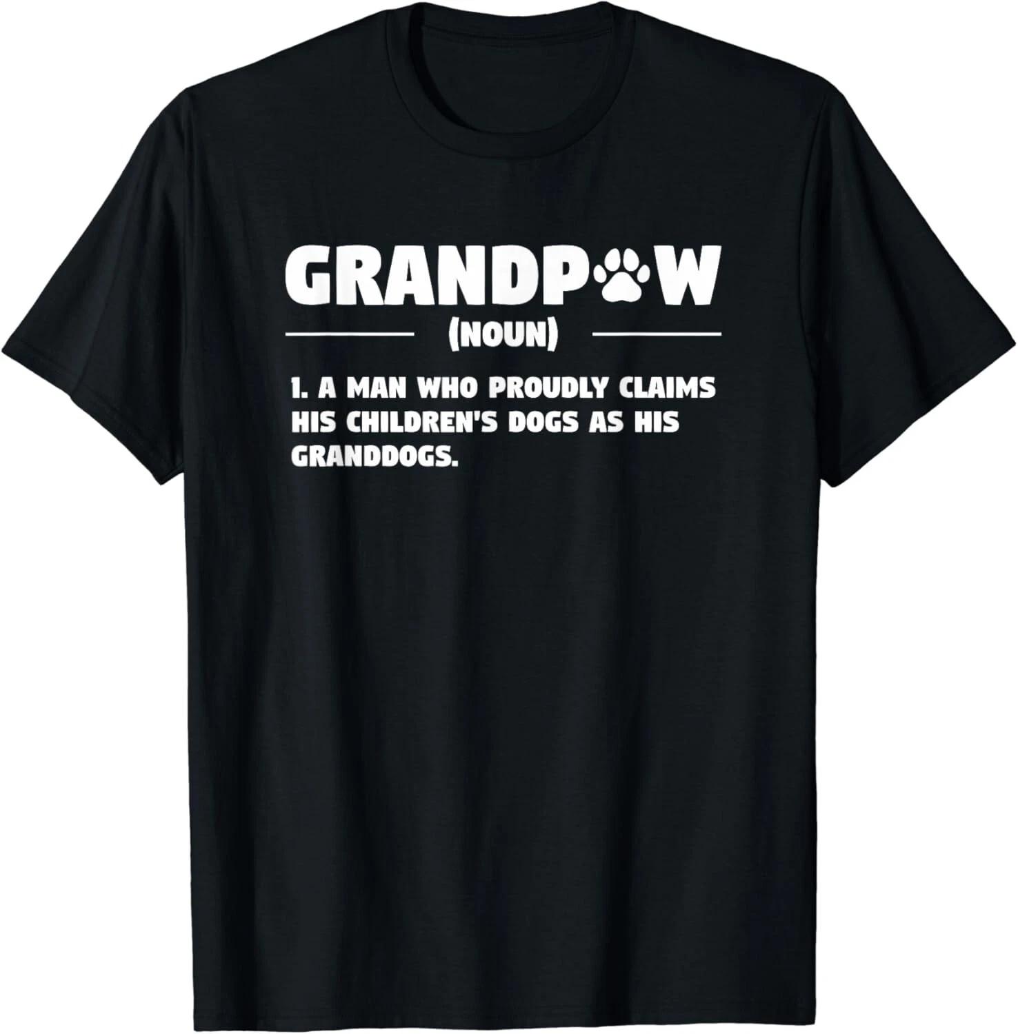 

Grandpaw Dog Gifts Grandpa Animal Dogs Grandfather Pet lover Gift Unisex T-Shirt S