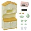Sylvanian Families Furniture and Toaster ST Mark Ages 3 and Toy Sylvanian EPOCH [Cupboard Set] Ka-419 Certified, Up, Dollhouse, Families,