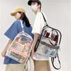 Schoolbag Spot PVC Transparent Backpack PVC Backpack PVC School Bag Summer Waterproof PVC Beach Bag