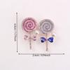 1pc Ladies' Lollipop Brooch & Pin Jewelry - Retro Elegant, Unique Design, Retro Elegant, for Scarves/Jackets, Ideal Holiday Gift