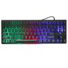 Kabelgebundene Gaming-Tastatur 87 Tasten Ergonomisches Farb-Hintergrundbeleuchtungsdesign Desktop Notebook Computer Zubehör