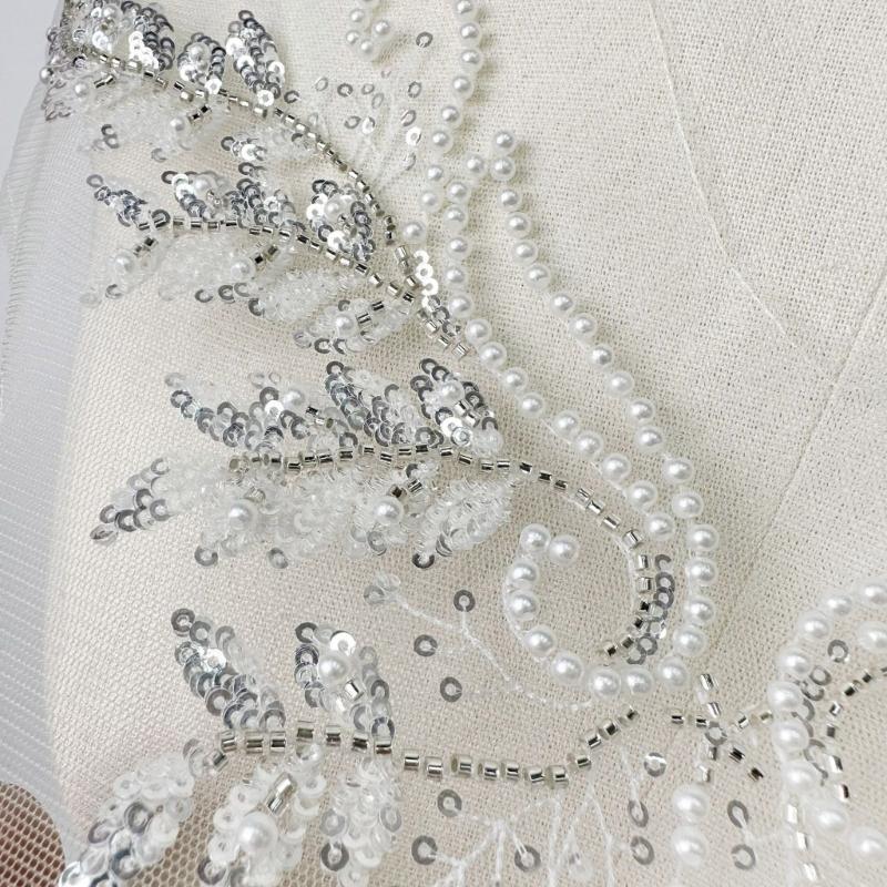 Multi Purpose Embroidered Wedding Collar Accessory High Quality Sequins Versatile For DIY Fashion