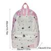 Letter Print Oxford Cloth Backpack Large Capacity Students School Bag Star Backpack  Travel