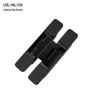 Black Zinc Alloy 3D Adjustable Concealed Hinge for Wooden Folding Doors
