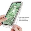 For Google Pixel 8a Case Built-In PET Screen Protector PC+TPU Full Body Shockproof Phone Cover