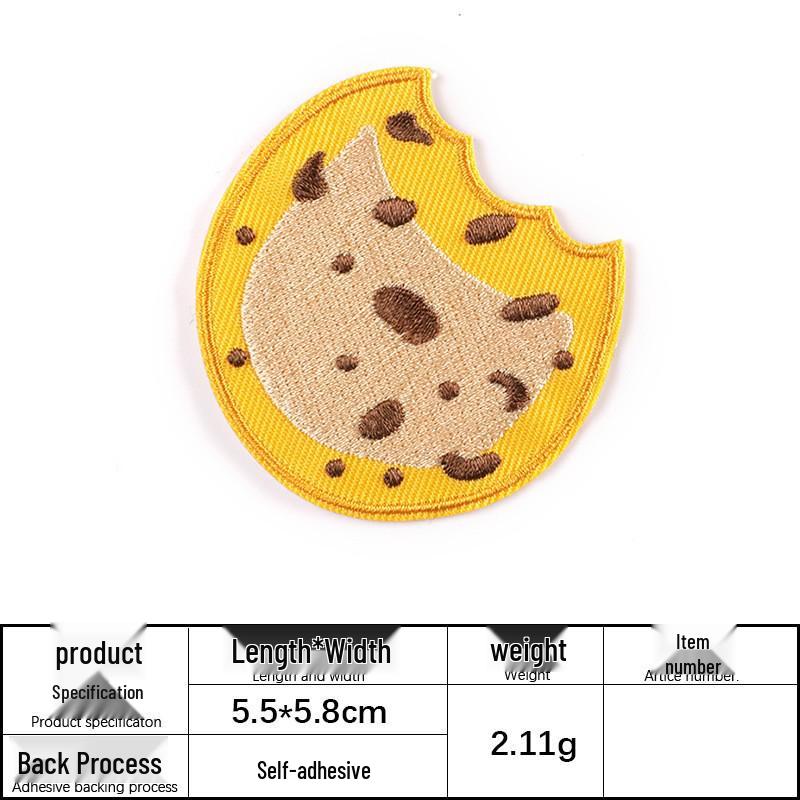 Original Self-Adhesive Embroidery Patch for Clothes, Bags, or Crafts