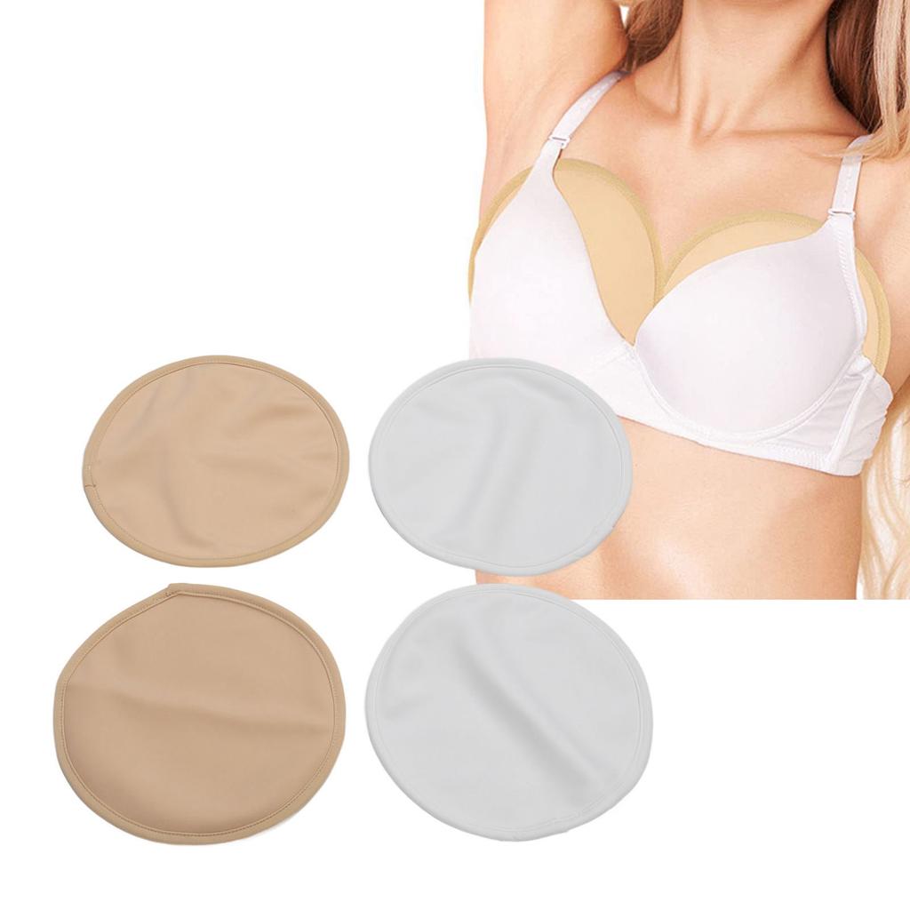 4PCS Castor Oil Breast Pack Wrap Washable Reusable Less Mess Breast Nursing Pads for Fibrocystic Breasts