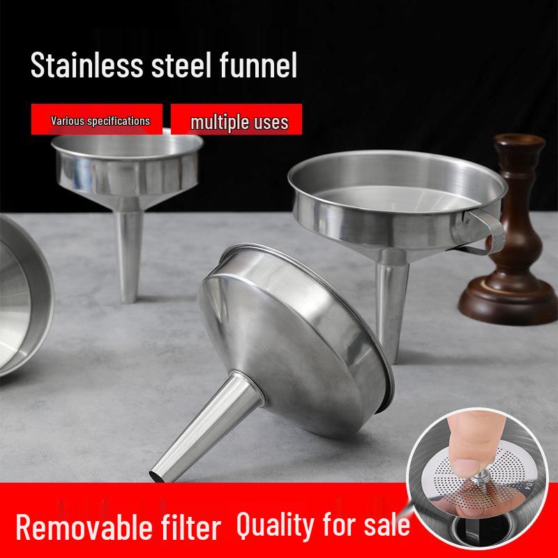 Stainless Steel Mesh Funnel Oil Strainer & Baijiu Wine Filter