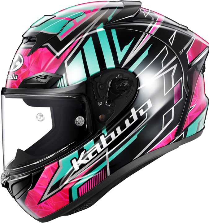 

OGK KABUTO VELLIO Motorcycle Black 2131002 F-17 Helmet, Emerald, XS,