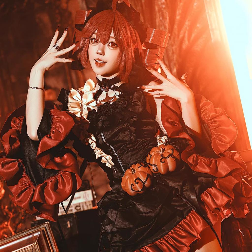 Kasane Teto Cosplay Halloween Dress for Women Devil [milky time] - Devil/Little