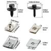 24Pcs Car Engine Undertray Fixing Clips Screws for Mercedes-Benz E-Class C-Class W203 W204 W211 Under Cover Rivet Fasteners