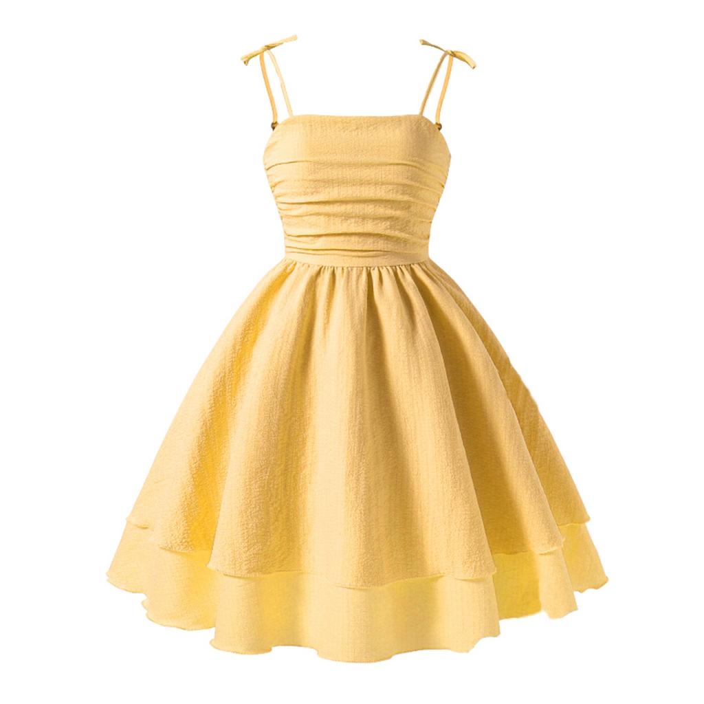Children's Wear In Summer Cuhk Child Bow Sling Princess Fashion Dress