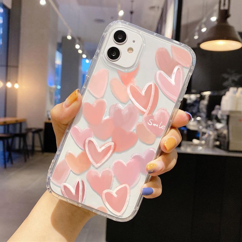 

Чохол для телефону iPhone 11 13 12 14 15 Pro Max SE XR XS 6 7 8 Plus 12 13 mini Samsung A55 S24 S23 A54 A05S S22 A12 Redmi Note 11 10 13c 9A 10 poco c65 iPhone 6S/6 рожевий