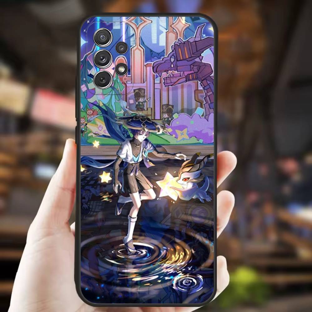Scaramouche Genshin Impact Phone Case For Samsung S25,S24,S21,S22,S23,S30,Ultra,S20,Plus,Fe,Lite,Note,10,9,5G Black Cover