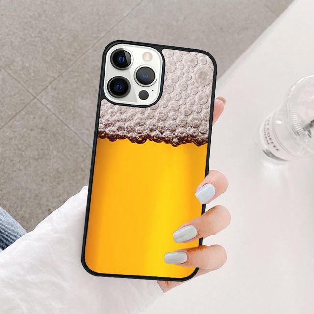 A Glass of Alcohol Beer Phone Case Cover For iPhone 17 Air 15 16 14 13 12 Pro Max 11 Pro Max Plus Coque Shell