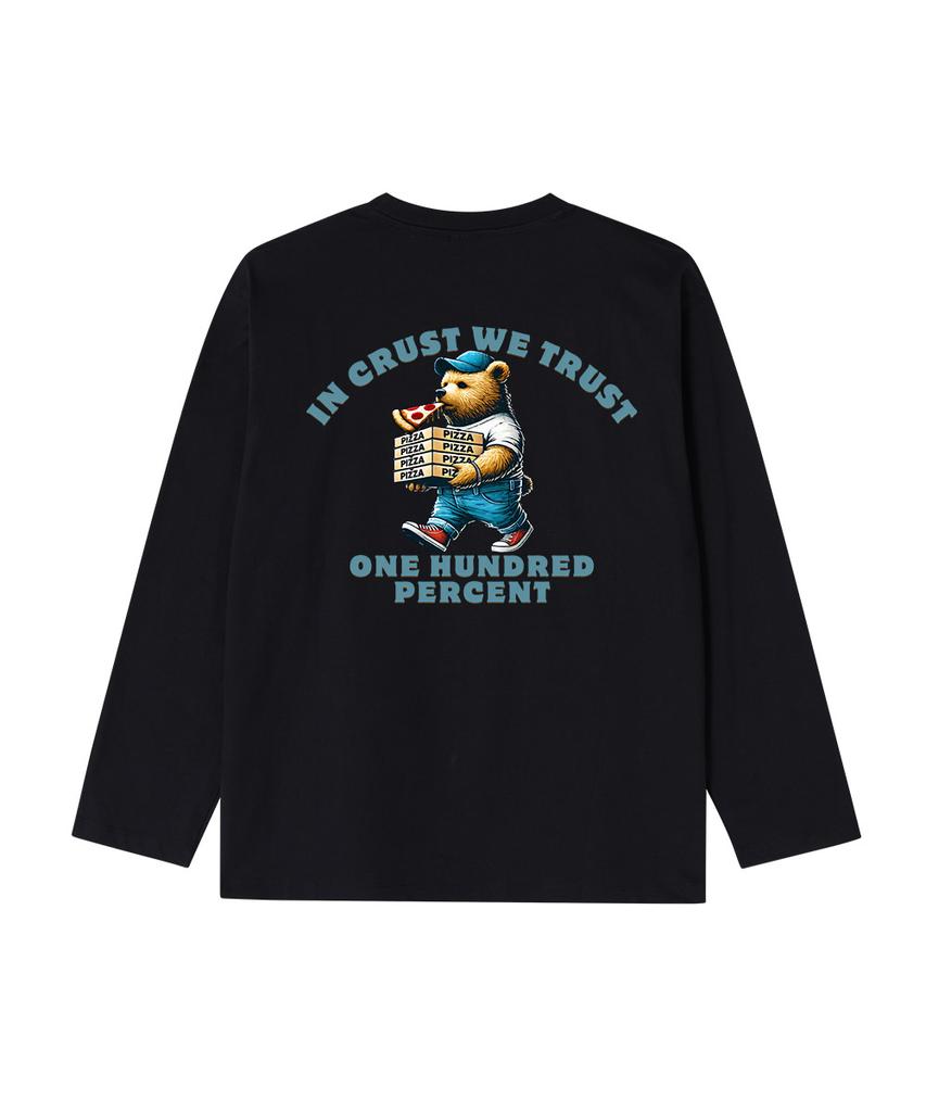 OHP Ohpxgoodd4 Bpizza Lover Basic Long Sleeve T-Shirt