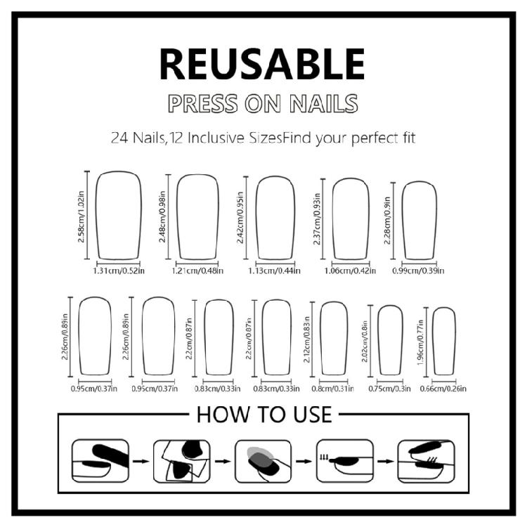 Lönnlöv Thanksgiving Press On Nagel Medium Fyrkantig Matt Nagelkonst Dekoration 24 st Lösnagel för Fest och Daglig Användning