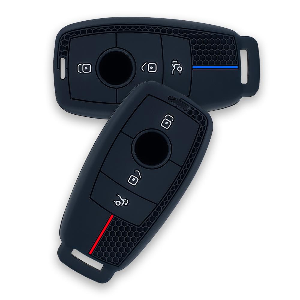 Silikon Autoschlüsselhülle Abdeckung Schale Fob für Mercedes Benz A C E S G Klasse GLC CLE CLA GLB GLS W177 W205 W213 W222 X167 AMG