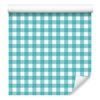 Wallpaper Fabric Pattern Celadon, Turquoise and White 50x1000