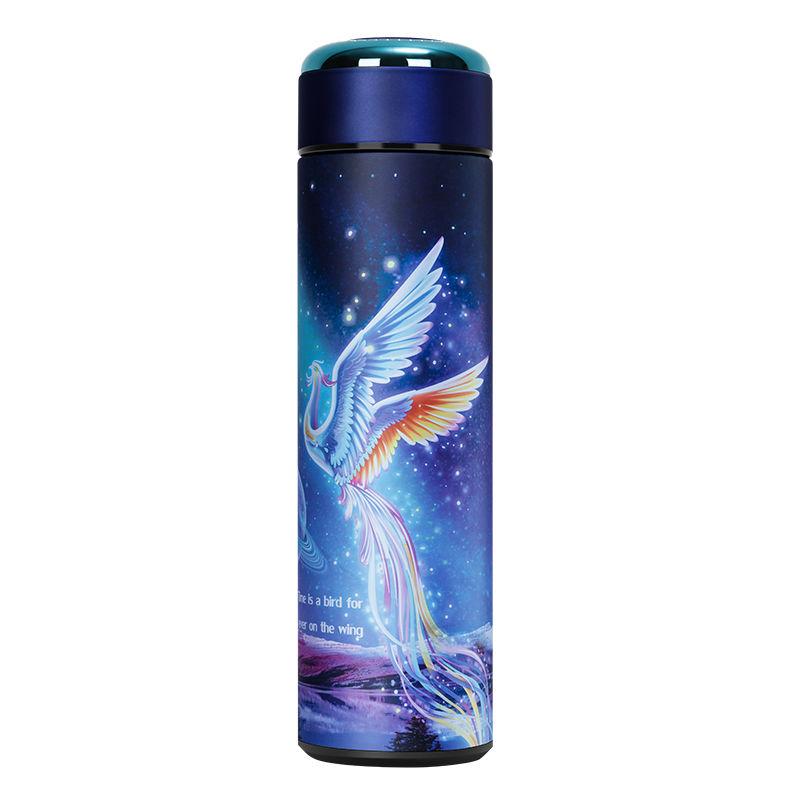 

Интеллектуальный термос большой емкости, 500 мл, термосы, портативный термос из нержавеющей стали, бутылка для воды, дорожная чайная кружка, офисный термос 500ML