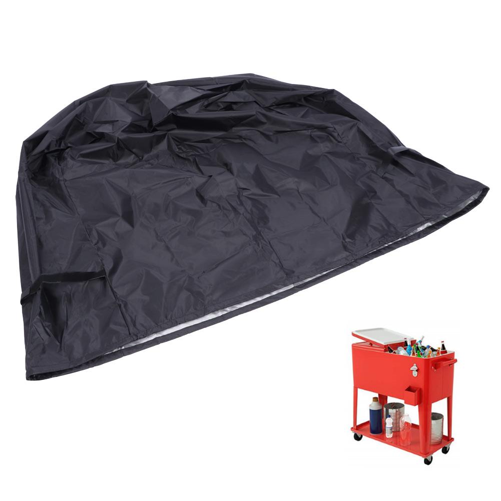 86x48x79cm Party Cooler Cart Cover Outdoor Cold Drink Cart Protective Cover Part Accessories