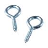 30Pcs Practical 1.38" Eyepins Hooks 35mm Self-tapping Screw Eye Hooks Eyelets Screw Threaded Wood