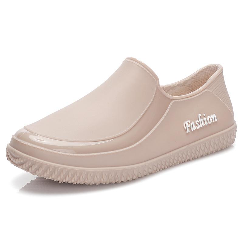 Low-top non-slip water shoes women's fashion adult outdoor waterproof shoes flat bottom light kitchen shallow mouth work shoes fashion