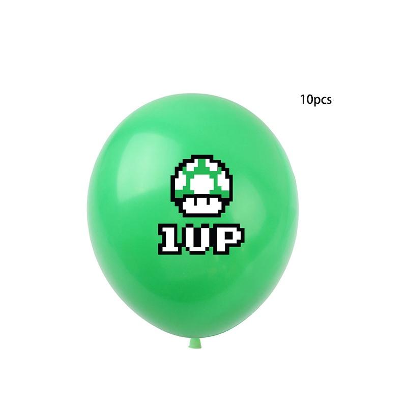 Super Mario Happy Birthday Party Decor Supplies Banner Balloon Cake Topper