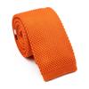 eKnit Ties, For Men, Winter, Slim Necktie, Orange, Green, Casual Gravatas, Wedding Party, Dots, Stripred