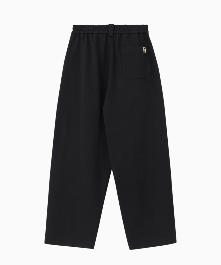 Jenyujeu Wide Elastic Track Pants - Black