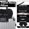 Portable Travel Neck Pillow Solid Color Storage Bag Pillow U Shaped Pillowcase  Travel Use