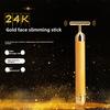 24K Gold Stick Gold Plated Beauty Stick Japanese Beauty Implements Facial Lifting V Face Tool Beauty Stick EffectiveResults