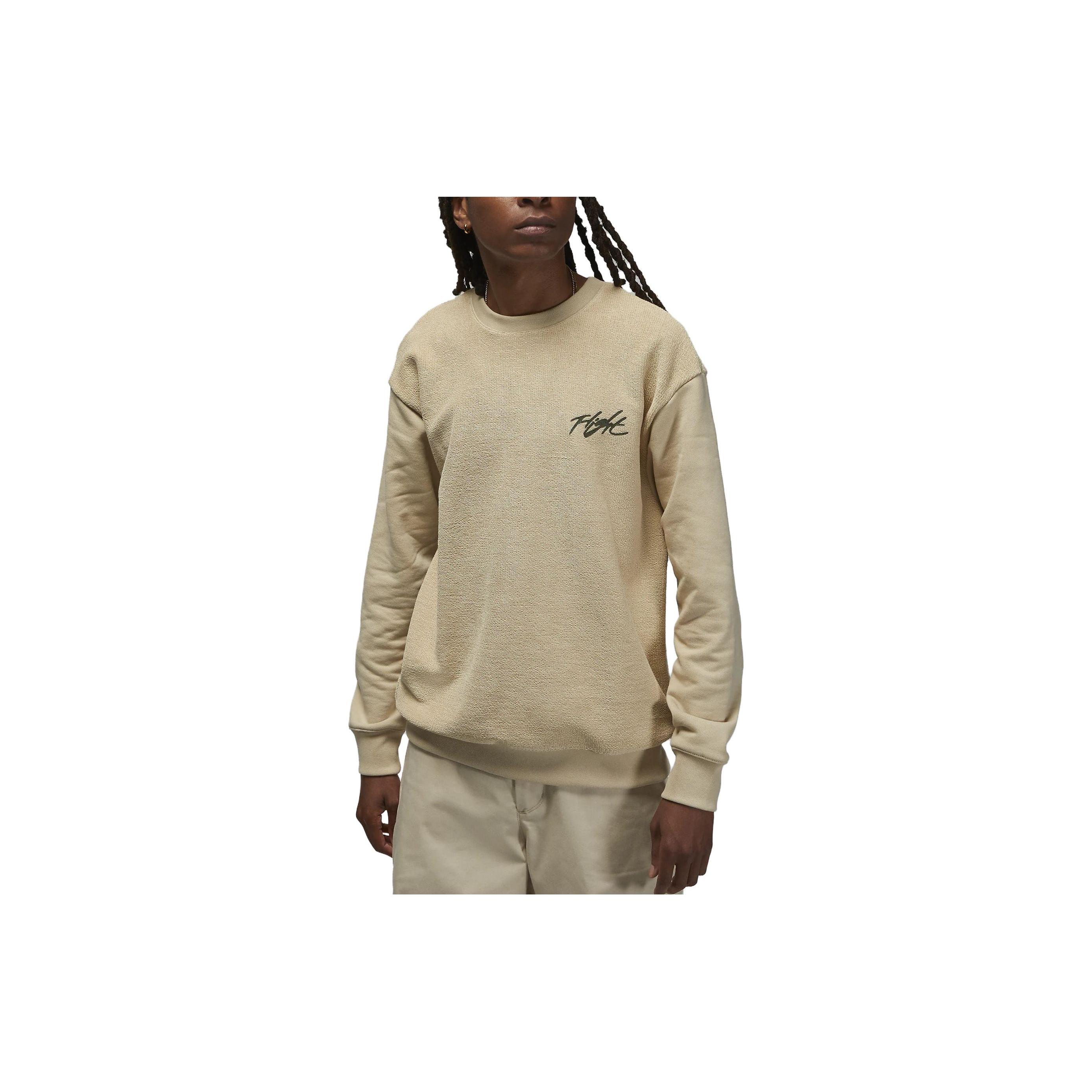 Jordan Sweatshirts Men s Green Crew Neck Moderate Regular DV1619-206 XL
