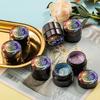 UV-Nagellack, Neon-Regenbogen-Hybridlack, Platin-Gelfarbe für die Maniküre
