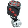Lunsom Dice Handle Spinner Car Steering Parts Control Turning Helper for Universal Car (Black & Red)