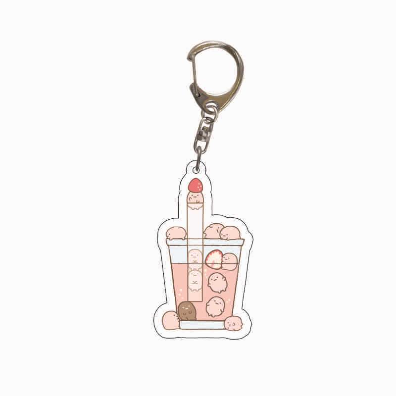 Acrylic Keychain: Japanese San-X Corner Creatures Anime Pendant for Backpack
