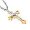 Men's Hot-Selling Three-Layer Cross Pendant Necklace Jewelry