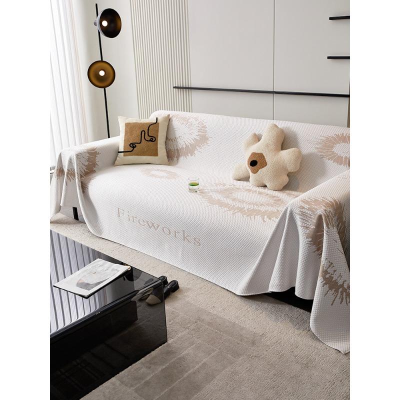 Summer Cool Sofa Cover Cloth Full Covered Summer Non-Slip Sofa Cover Anti-Scratching Sofa Cover