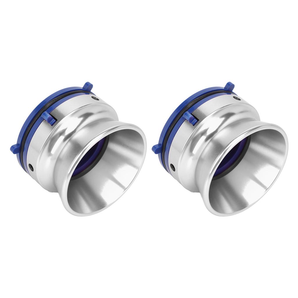 1 Pair NAB Hub Adapters Polished Aluminum Alloy Universal Loading Device 10 Inch Opener for Studer ReVox for Akai Silver