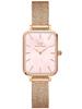 DAMENURSCHENKEL DANIEL WELLINGTON Quadro Pressed Melrose Pearl 20mm DW00100510 + BOX (zw505o)