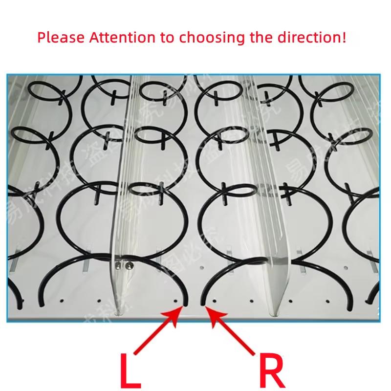 2PCS Vending Machine Accessories Spring wire diameter 4mm outer diameter 66mm length 450mm Heavy Compression Spring