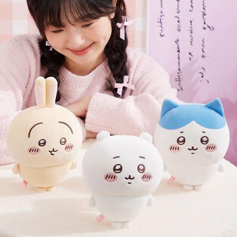 20cm Brukt Dukke Plysjleketøy Chiikawa Dukke Liten Åttepute Stor Jiyika Wow Bursdagsgave til Kvinner