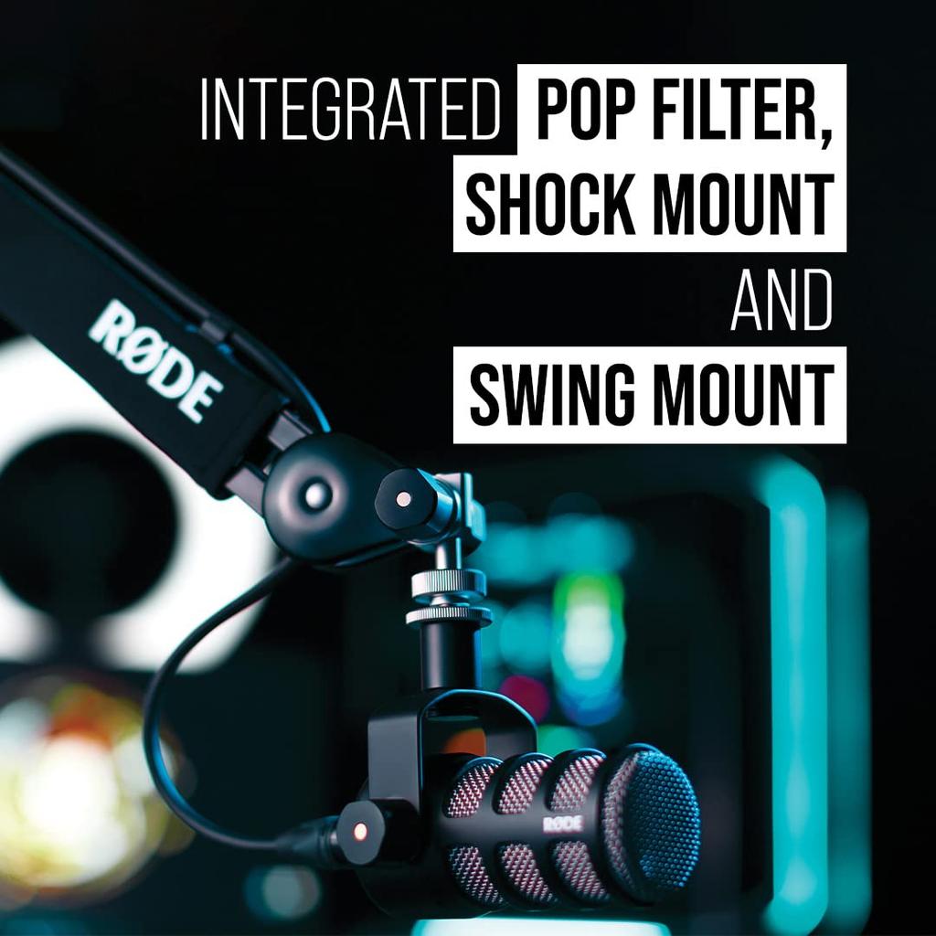 RODE Microphones PodMic Dynamic Microphone for Podcasts