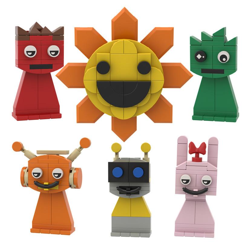 Sprunki Building Blocks Action Figure Model Toys Decoration Game Peripheral